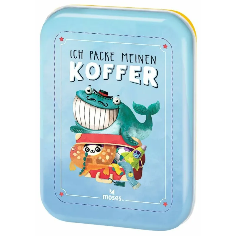 Ich packe meinen Koffer - Merkspiel Dark Cyan Moses