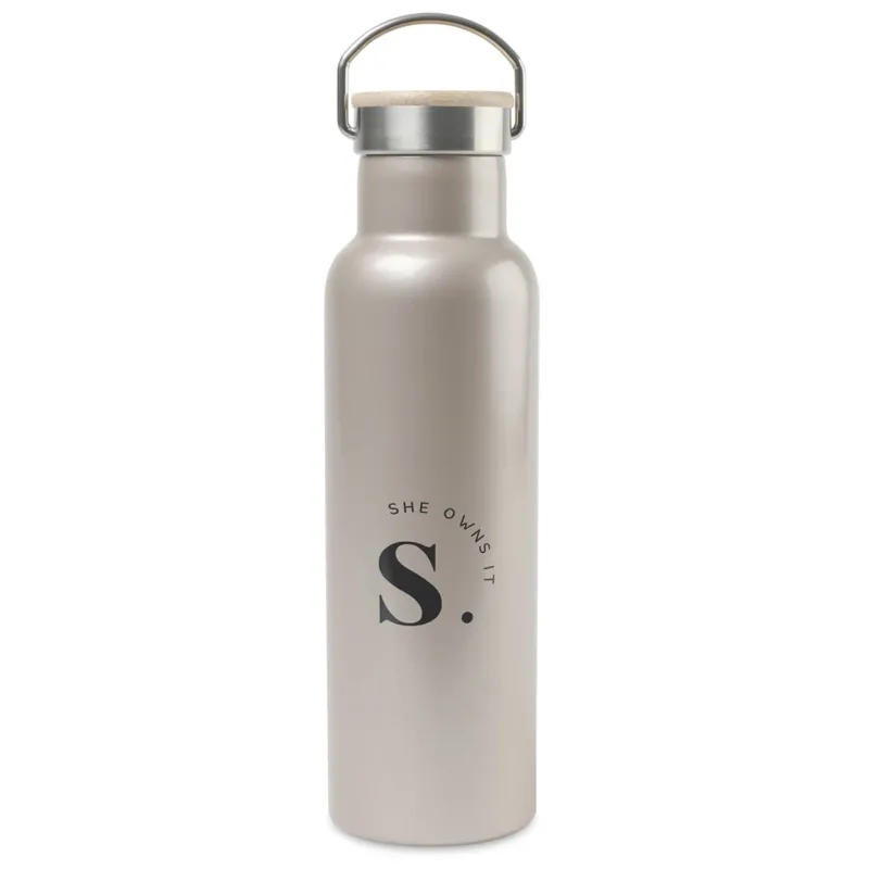Aviana Champagne Double Wall Stainless Steel Bottle - 20 Oz.