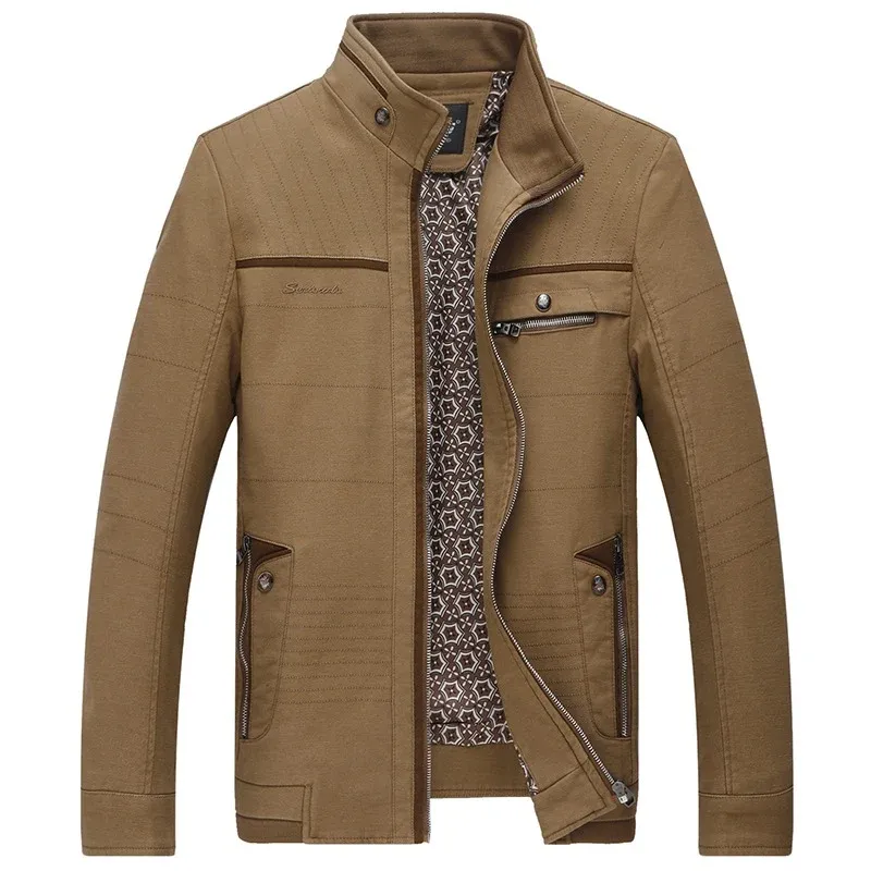 Herren Freizeitjacke mit modernem Design und multifunktionalen Taschen – Taviero
