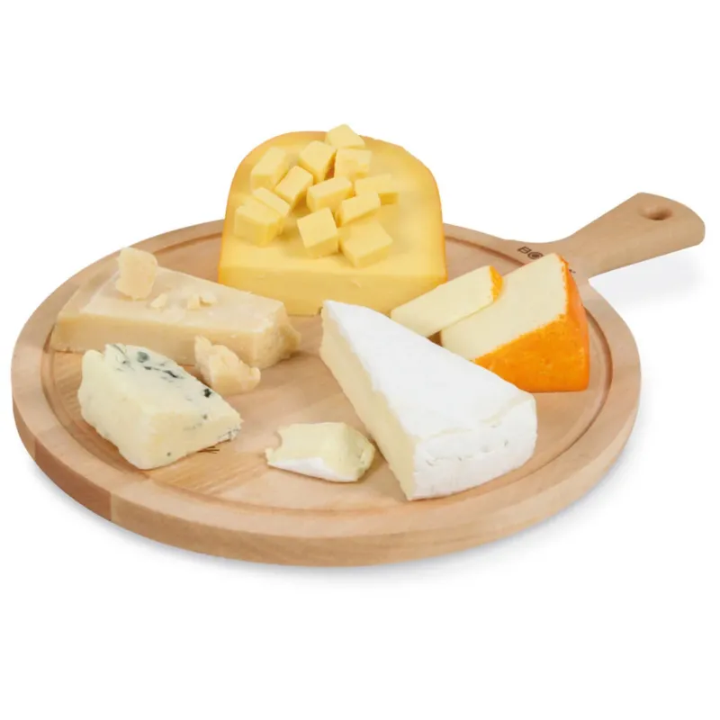 BOSKA Beige Serving Board Round Amigo L FSC