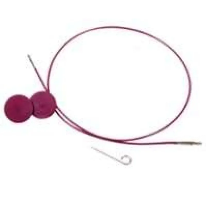 KnitPro Seil für Nadelspitzen 94 cm 120 cm lila