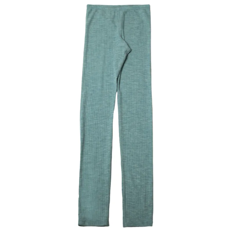 Einzelstück Gr L Joha Leggins Merinowolle für Erwachsene 'mint'