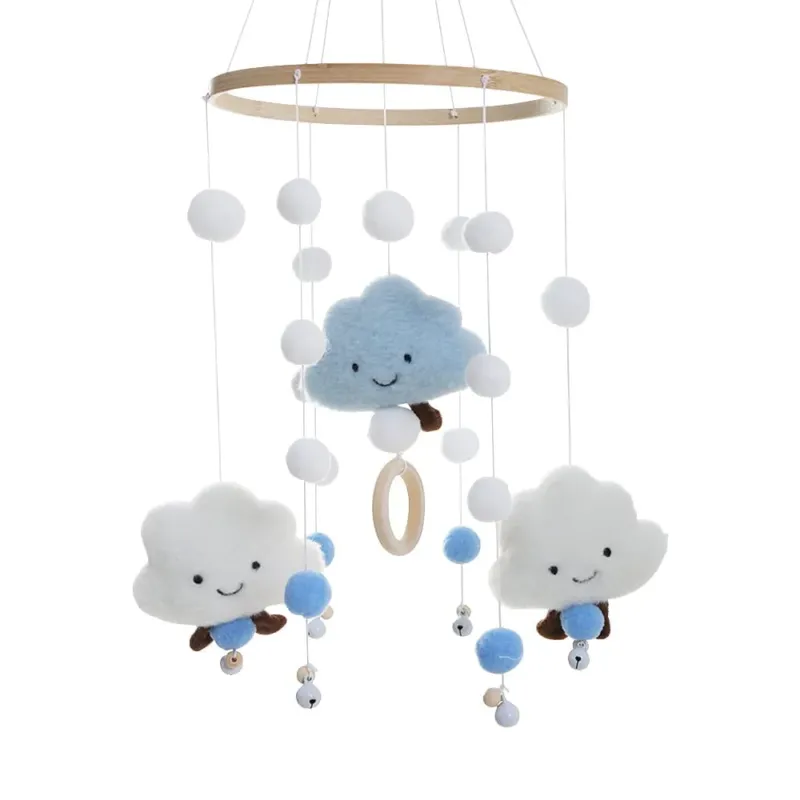 Wooden baby mobile baby bed, wind chime baby for nursery decoration