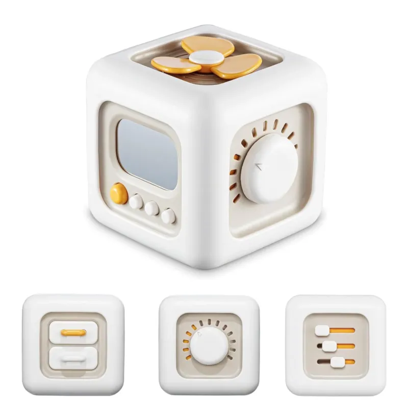Baby toy, baby fine motor skills activity toy, baby cube toy, educational learning toy