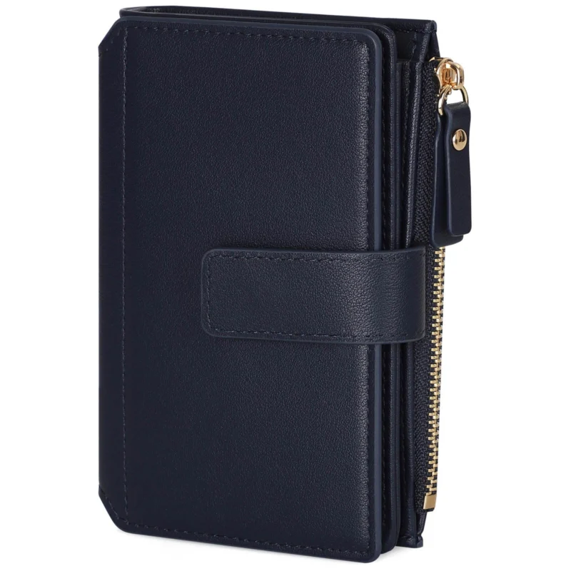 Wallet Leather Wallet small RFID Protection