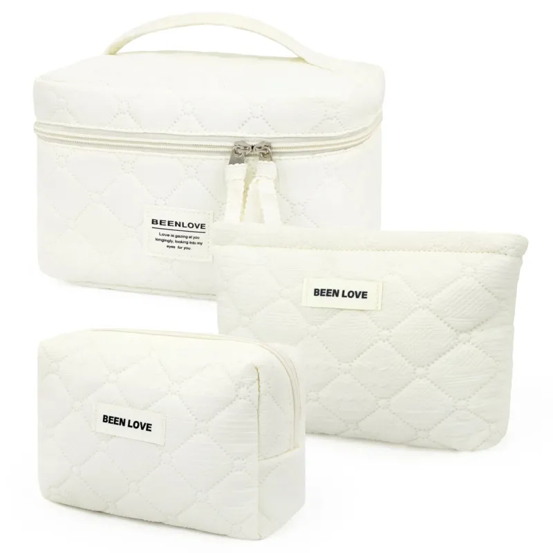 set of 3 Cosmetic Bag Toiletry Bag Make Up Bag