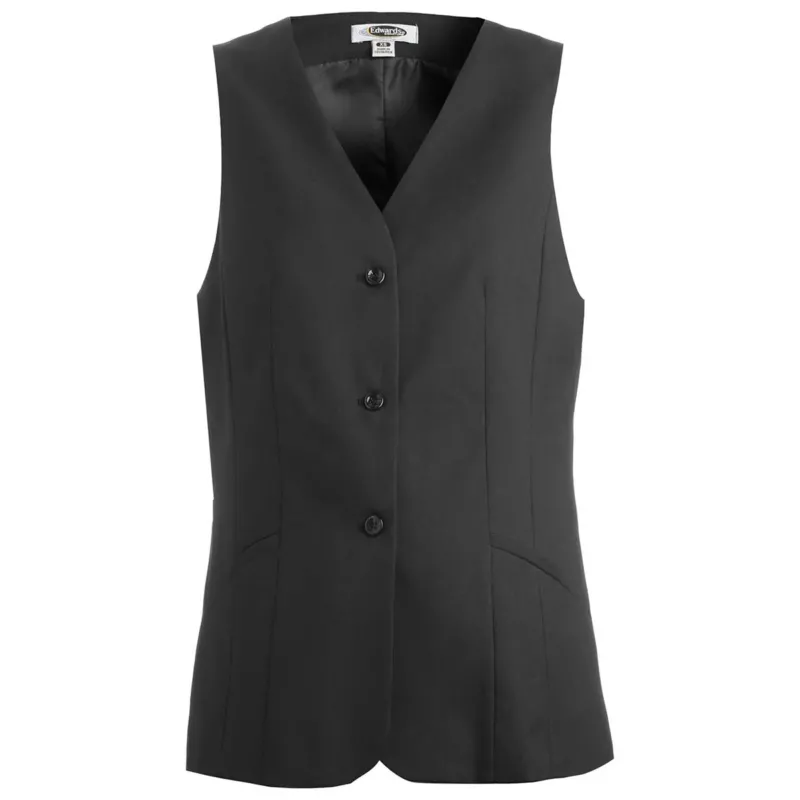 Edwards Women's Black Synergy Washable Tunic Vest