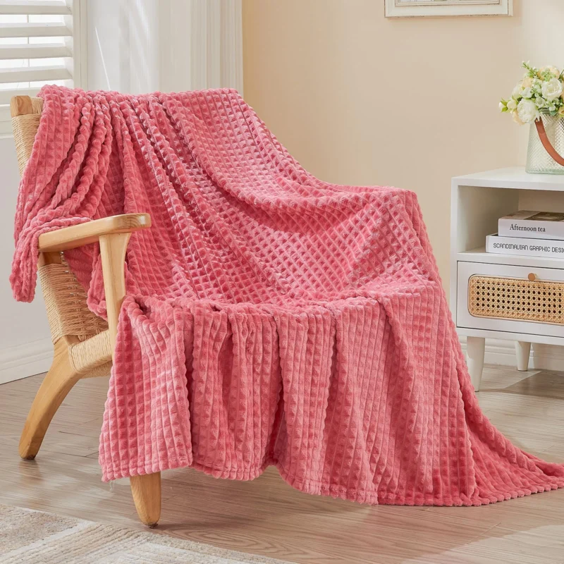 Cuddly blanket fluffy blanket, experience fleece blanket, soft and warm wool blanket throw blanket, blankets for sofa, bedspread, and couch