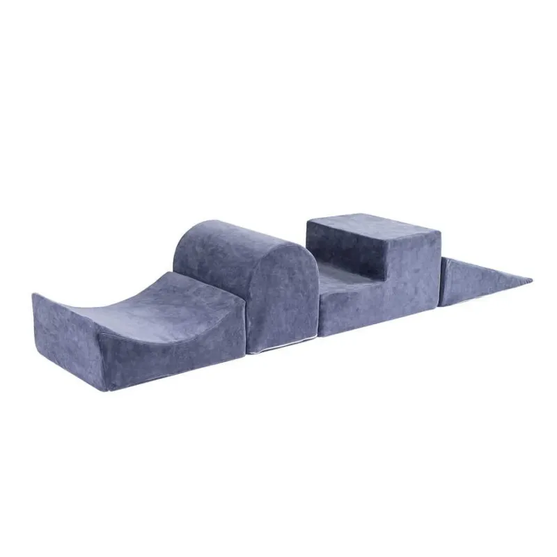 Foam play blocks for children, quartet, graphite.
