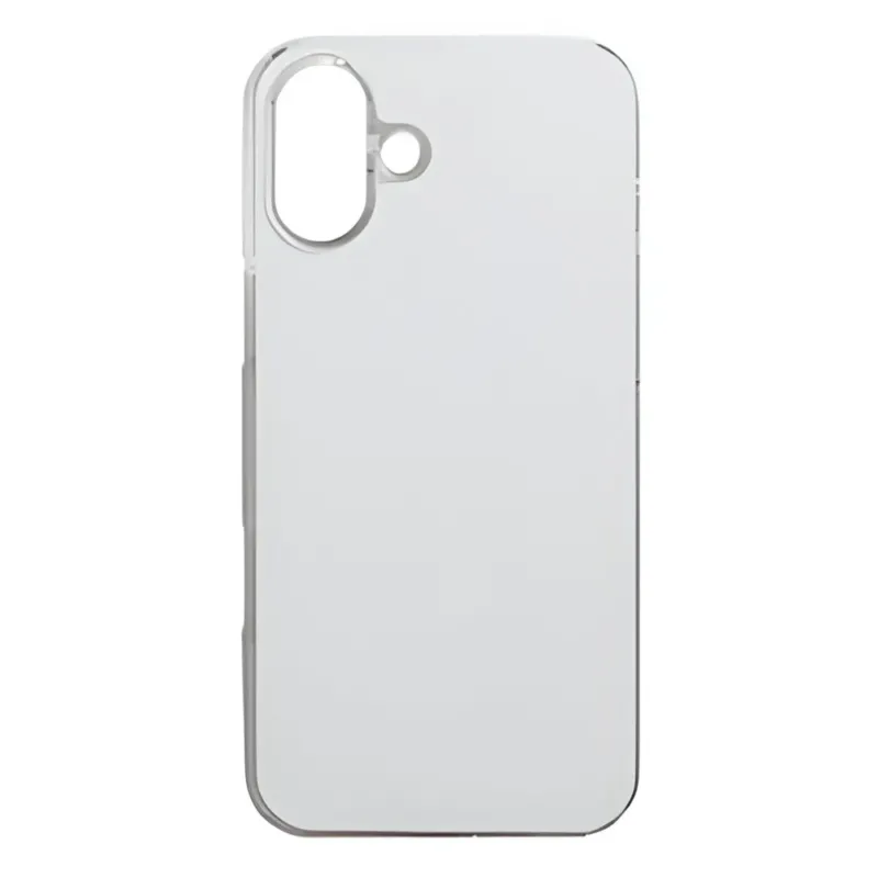 iPhone 16 PLUS Sublimation Phone Case - Plastic - Clear