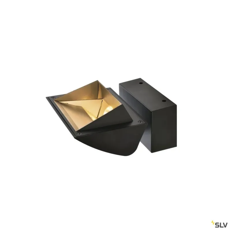SLV MERADO FLOOD WL, LED Indoor Wandaufbauleuchte, schwarz, 3000K, 40°