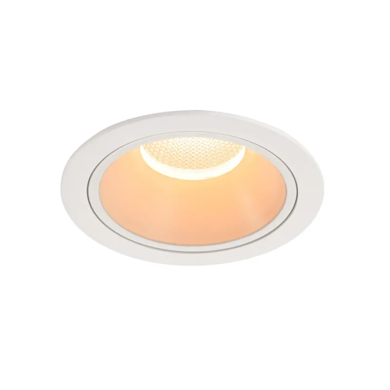 SLV NUMINOS DL XL, Indoor LED Deckeneinbauleuchte weiß/weiß 2700K 55°