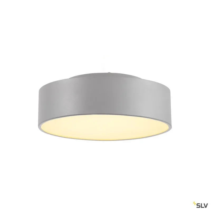 SLV MEDO 28 LED Deckenleuchte, silbergrau, optional abpendel- bar