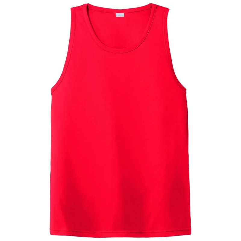 Sport-Tek Men's True Red PosiCharge Competitor Tank
