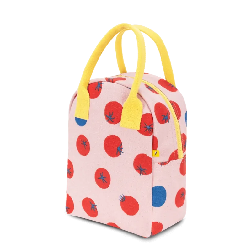 Zipper Lunch Bag - TOMATOES von FLUF Peach Puff Fluf