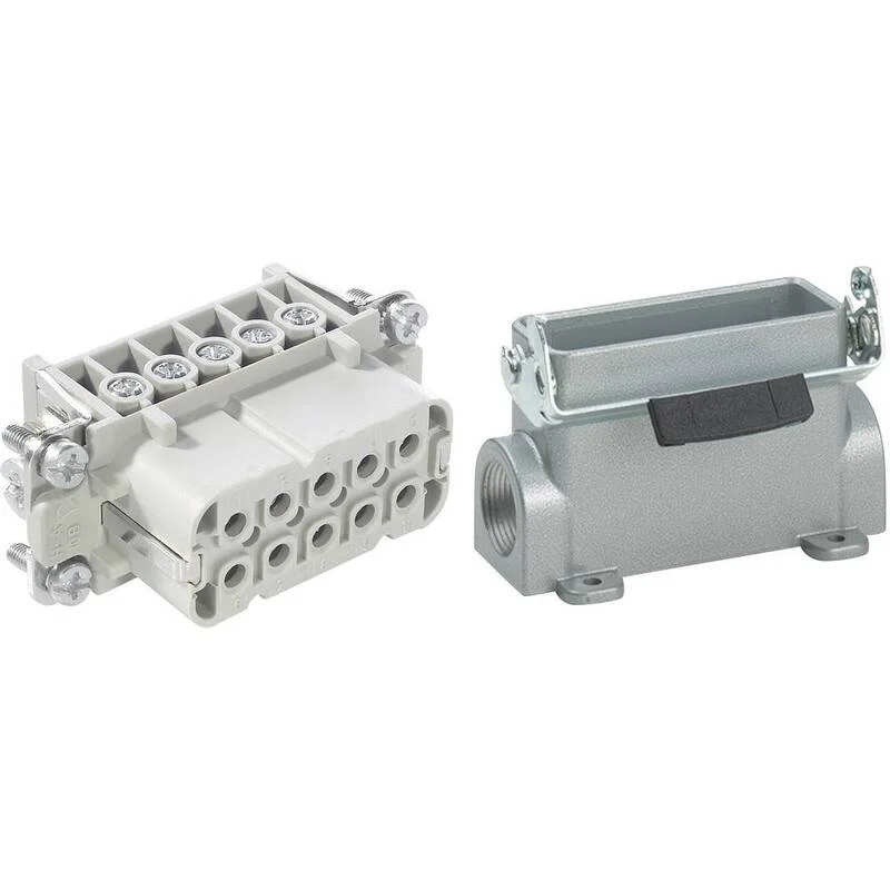 LAPP Steckverbinder Set Anschlusskupplung EPIC KIT H-A 10 Grau Schrauben 1 Set - 4044774419213