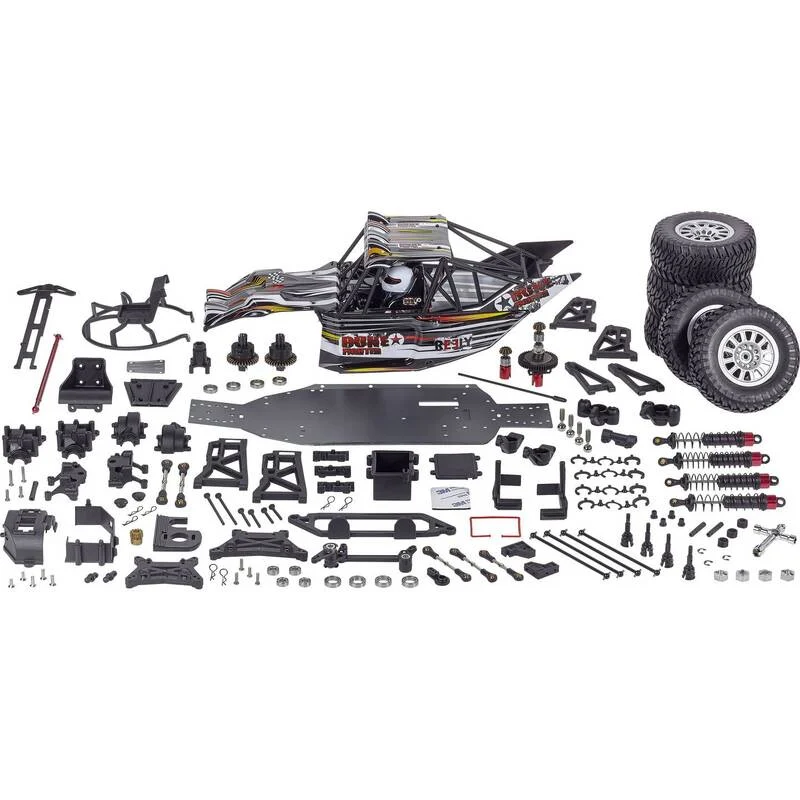Reely RC Modellauto Dune Fighter Bausatz Elektro Buggy Allradantrieb 1:10 4WD - 4016139055084