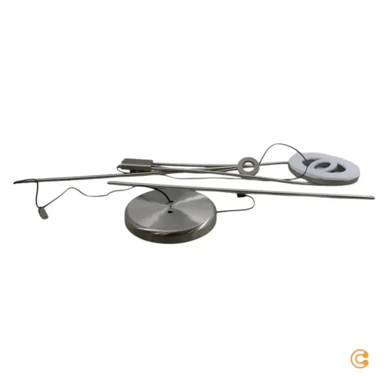 JUST LIGHT Stehleuchte Standleuchte LED Leselampe Lesearm dimmbar Stahl Hel573 - 4043689916374