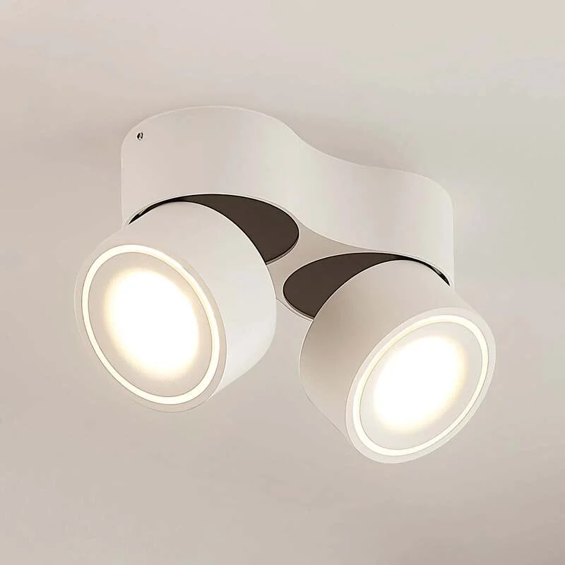 Arcchio Deckenstrahler Spot LED weiß Rotari Aluminium Lampe warmweiß dimmbar - 4251096579369