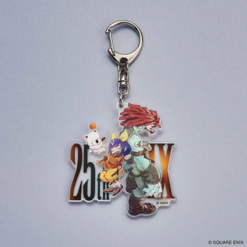 Produktbild Final Fantasy IX Acryl-Schlüsselanhänger 25th Anniversary Eiko & Salamander