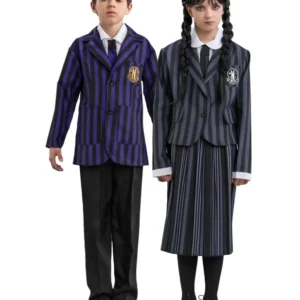 Nevermore Wednesday Kostüm für Kinder und Jungen